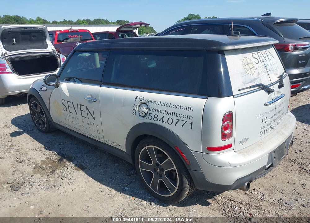 2012 MINI COOPER S CLUBMAN VIN: WMWZG3C59CTY39236