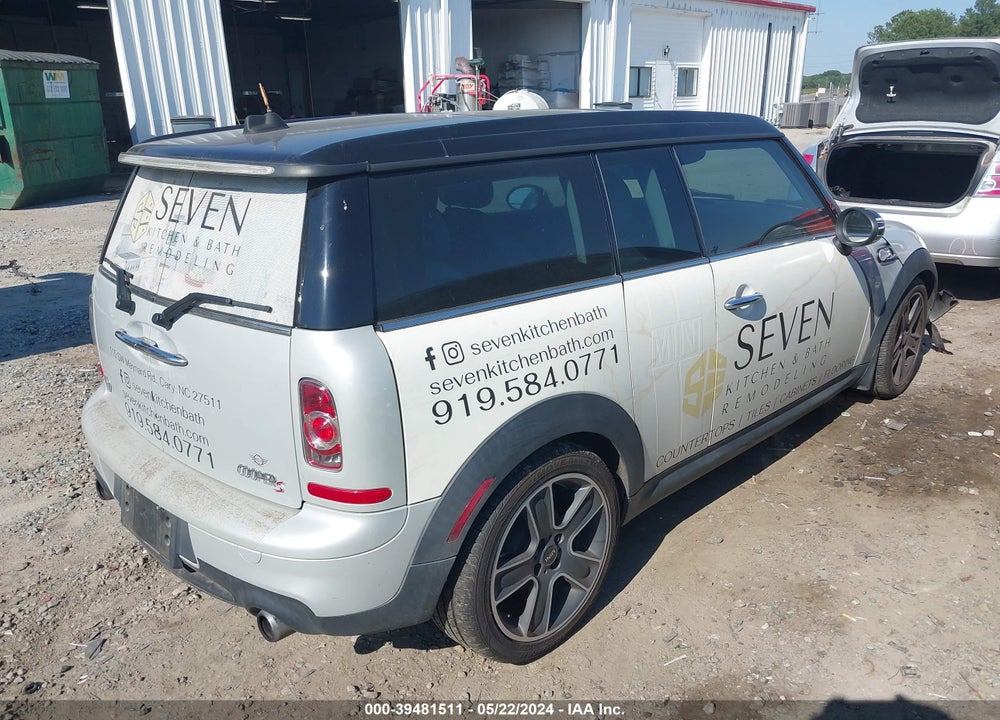 2012 MINI COOPER S CLUBMAN VIN: WMWZG3C59CTY39236