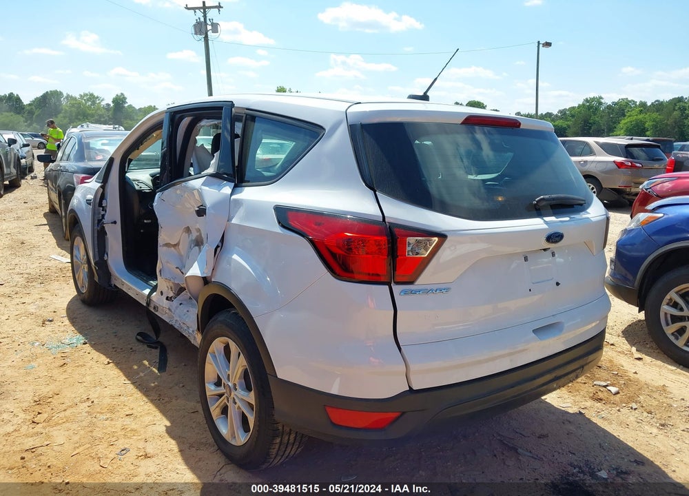 2019 FORD ESCAPE S VIN: 1FMCU0F75KUA87732