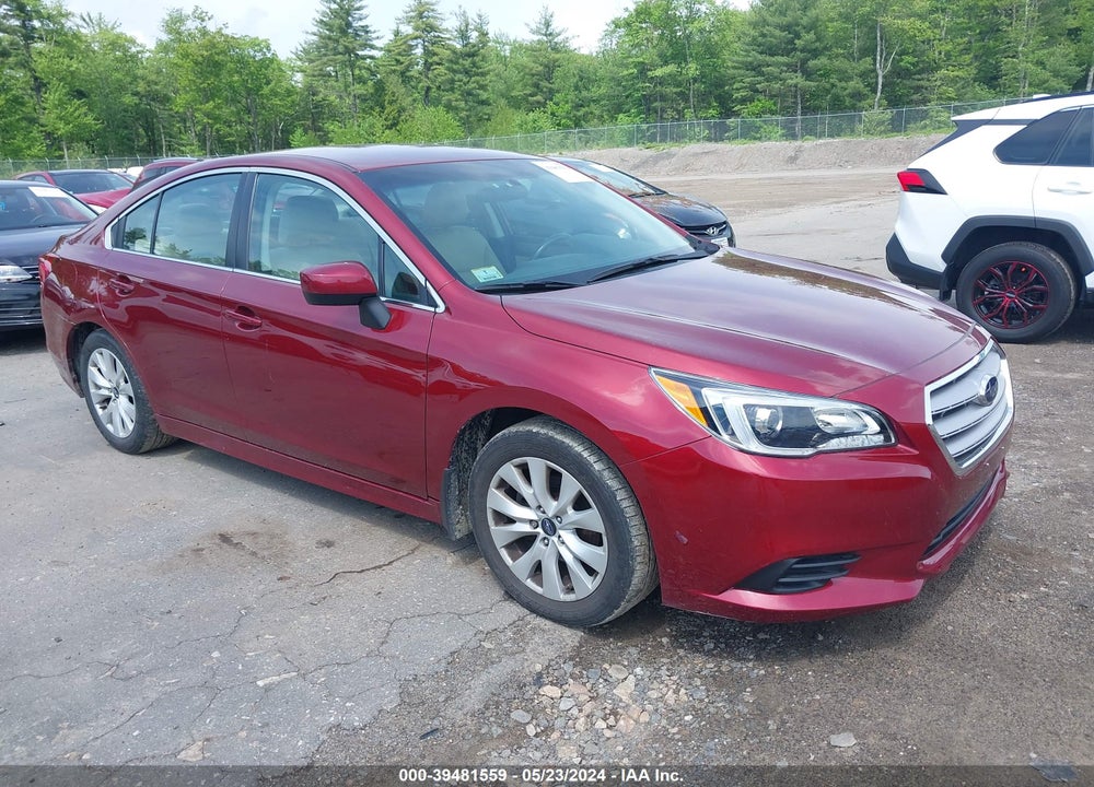 2015 SUBARU LEGACY 2.5I PREMIUM VIN: 4S3BNAC67F3040518