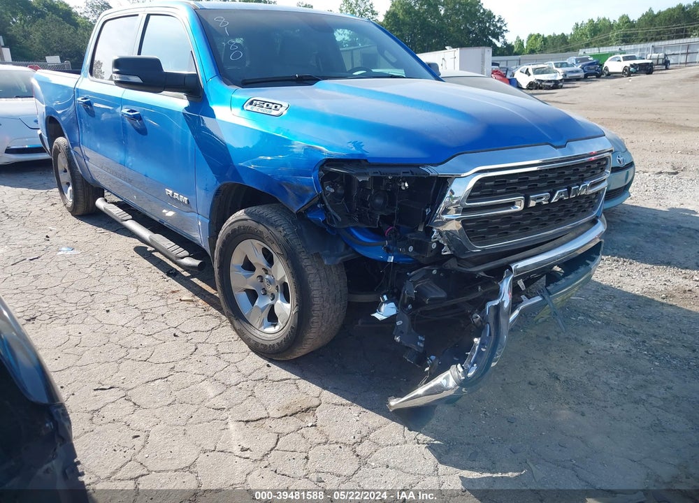 2022 RAM 1500 BIG HORN 4X2 5'7 BOX VIN: 1C6RREFG6NN268180