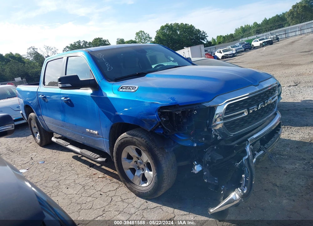 2022 RAM 1500 BIG HORN 4X2 5'7 BOX VIN: 1C6RREFG6NN268180