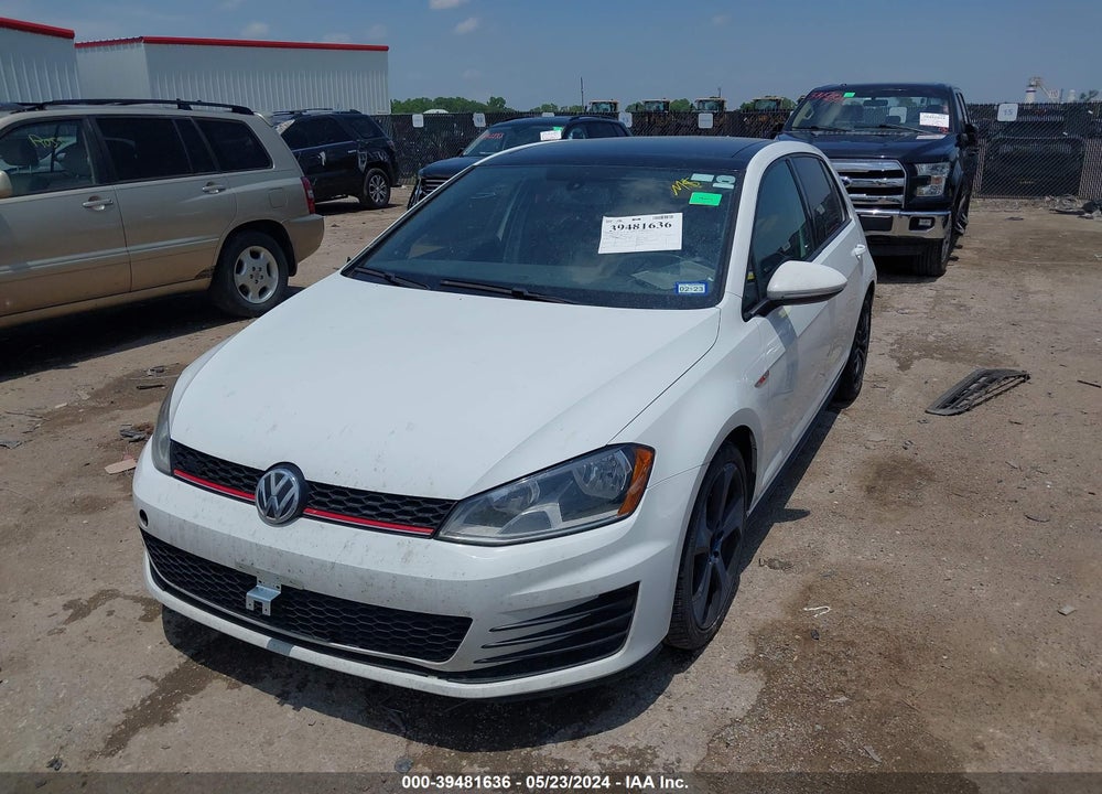 2015 VOLKSWAGEN GOLF GTI 2.0T AUTOBAHN 4-DOOR VIN: 3VW4T7AU8FM063885