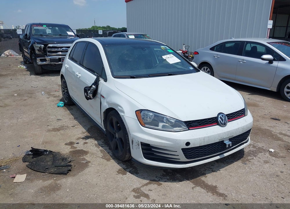 2015 VOLKSWAGEN GOLF GTI 2.0T AUTOBAHN 4-DOOR VIN: 3VW4T7AU8FM063885
