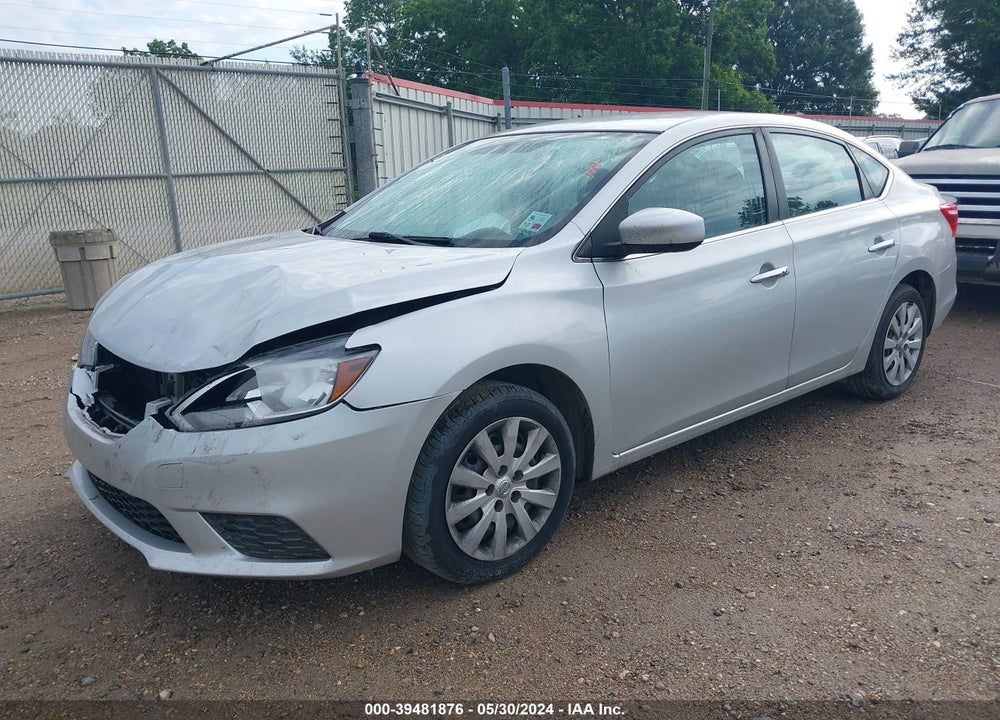 2017 NISSAN SENTRA SV VIN: 3N1AB7AP5HY323242