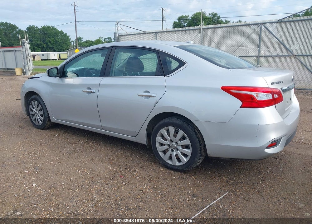 2017 NISSAN SENTRA SV VIN: 3N1AB7AP5HY323242