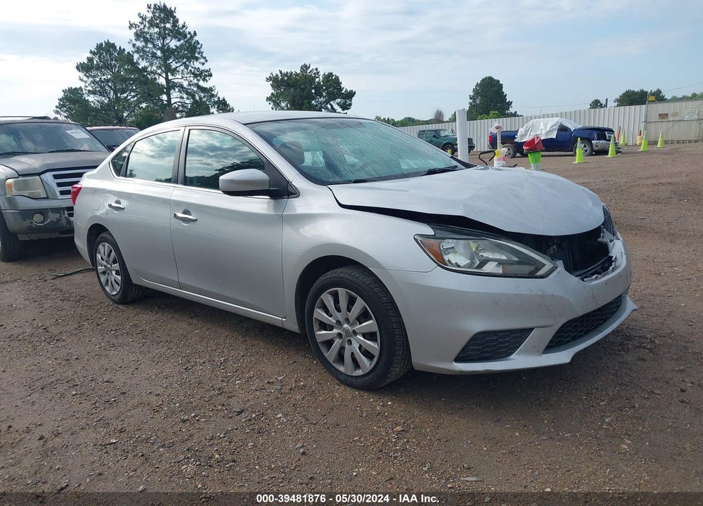 2017 NISSAN SENTRA SV VIN: 3N1AB7AP5HY323242