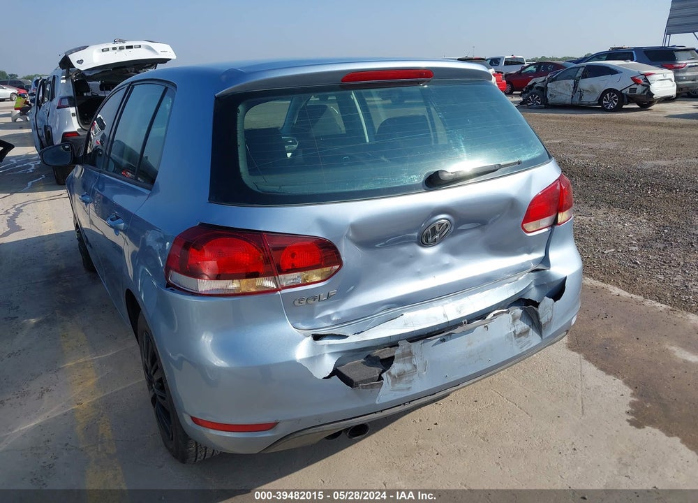 2011 VOLKSWAGEN GOLF 2.5L 4-DOOR VIN: WVWDA7AJ8BW268857
