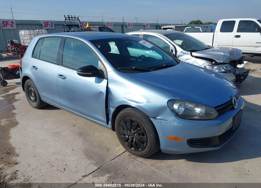2011 VOLKSWAGEN GOLF 2.5L 4-DOOR VIN: WVWDA7AJ8BW268857