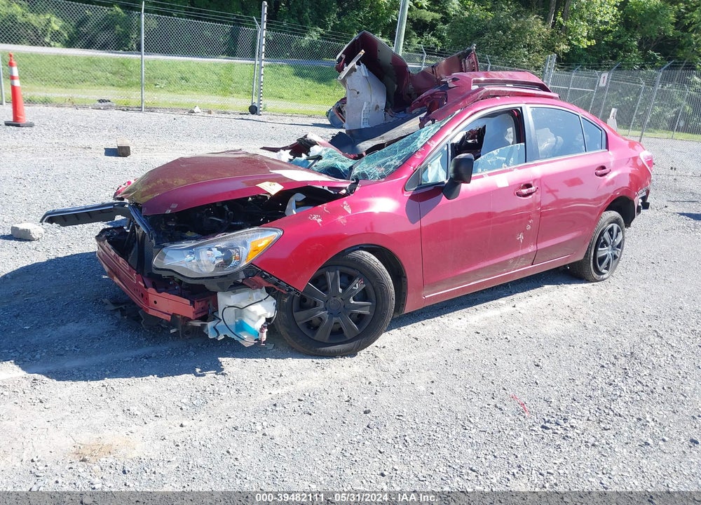 2014 SUBARU IMPREZA 2.0I VIN: JF1GJAA67EH006686