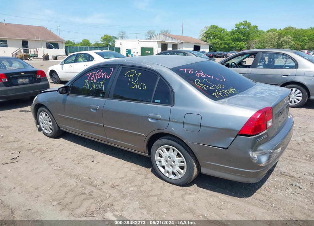 2005 HONDA CIVIC LX/LX SE VIN: 2HGES16515H535691