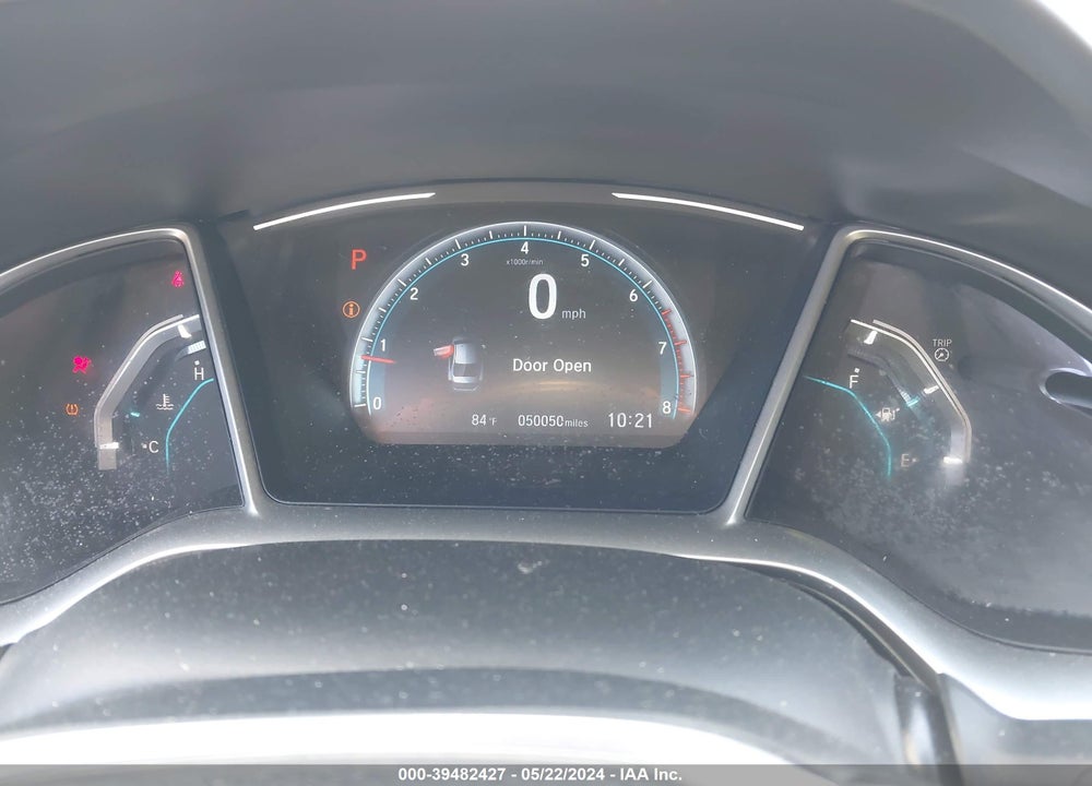 2019 HONDA CIVIC EX-L VIN: 19XFC1F7XKE206500