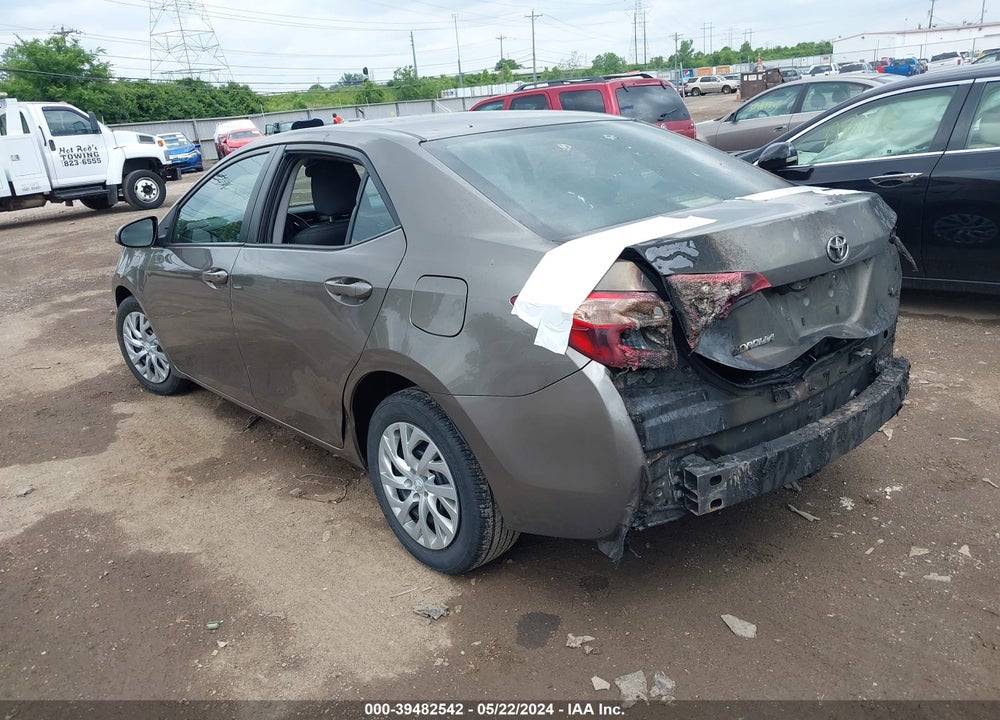 2017 TOYOTA COROLLA LE VIN: 2T1BURHE3HC963767