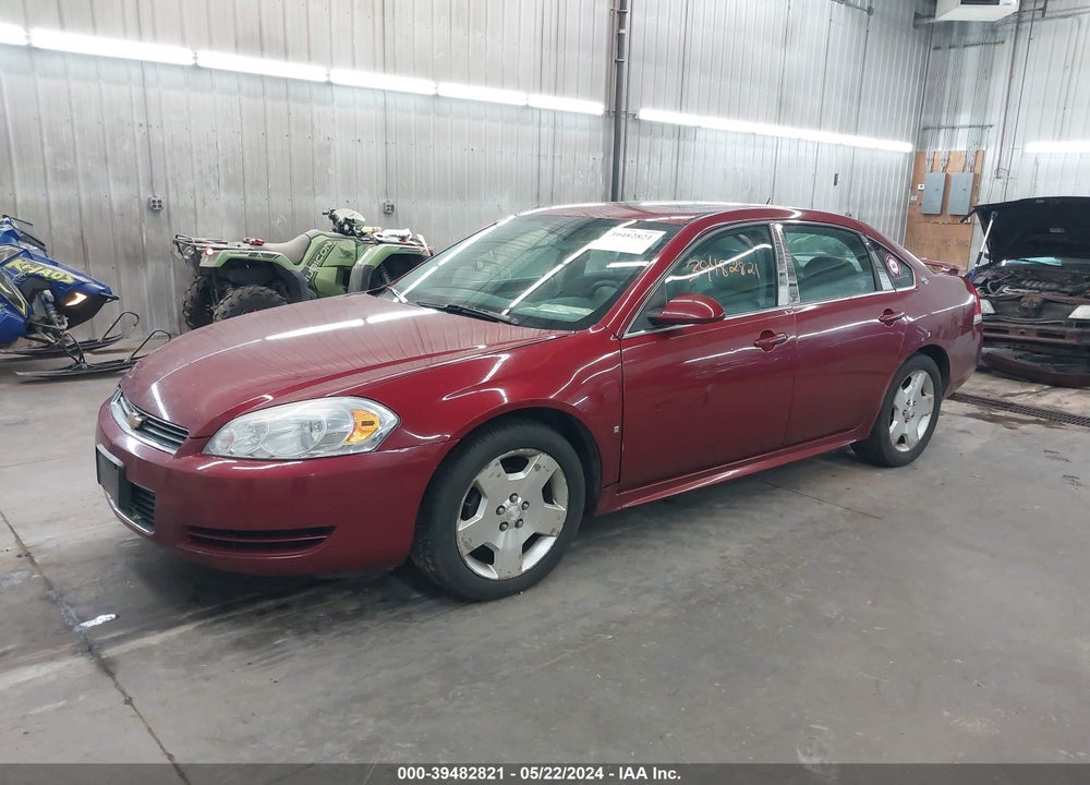 2008 CHEVROLET IMPALA LT VIN: 2G1WV58K681339157