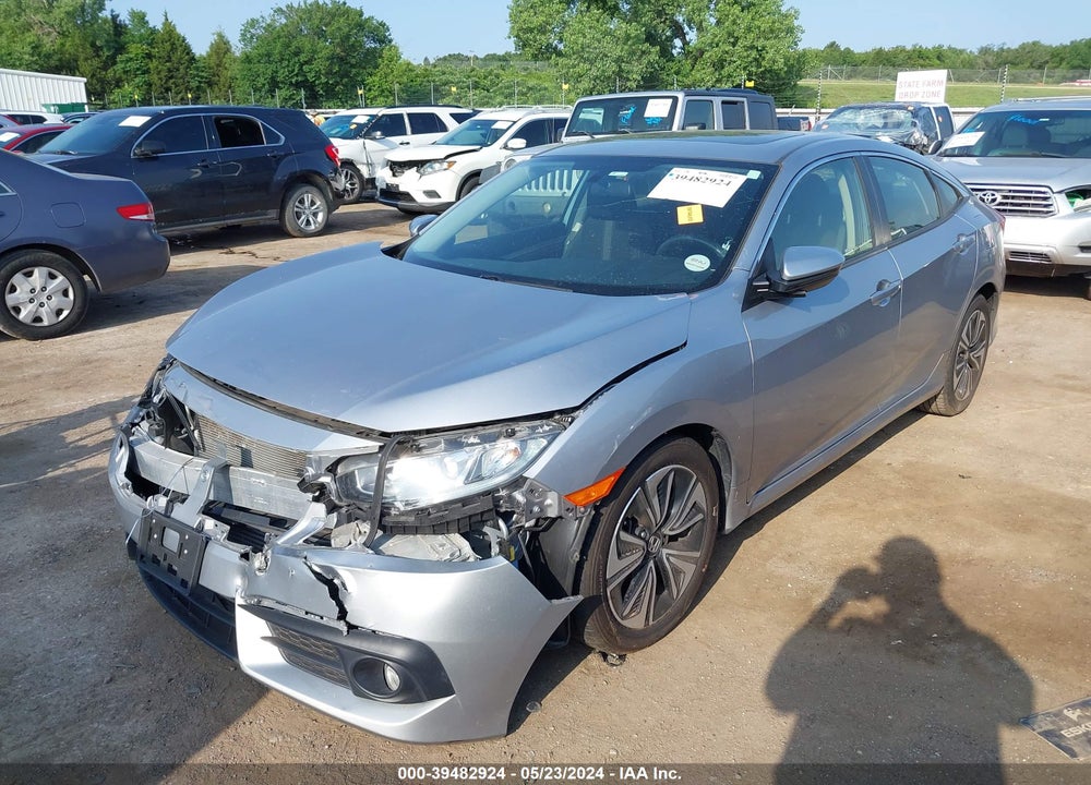 2018 HONDA CIVIC EX-T VIN: JHMFC1F39JX041808