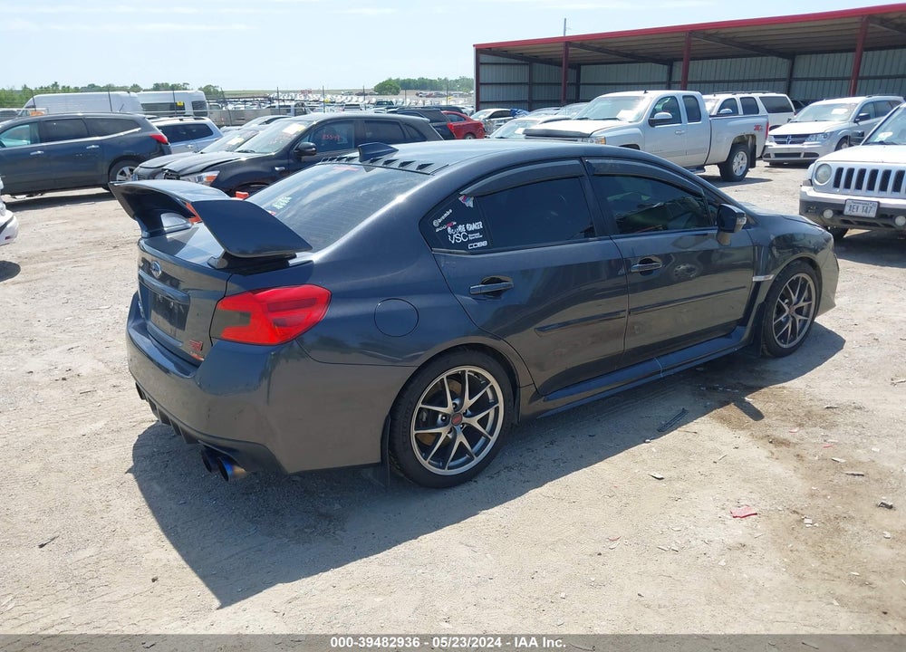 2017 SUBARU WRX STI LIMITED VIN: JF1VA2Y61H9802481