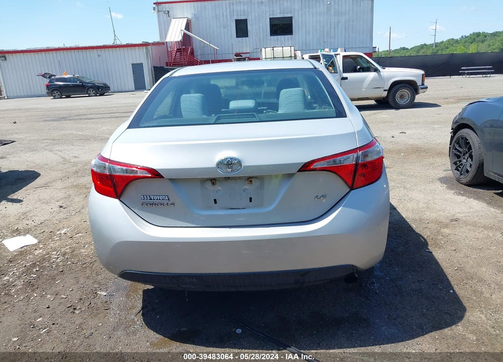 2015 TOYOTA COROLLA LE PLUS VIN: 2T1BURHE6FC469092