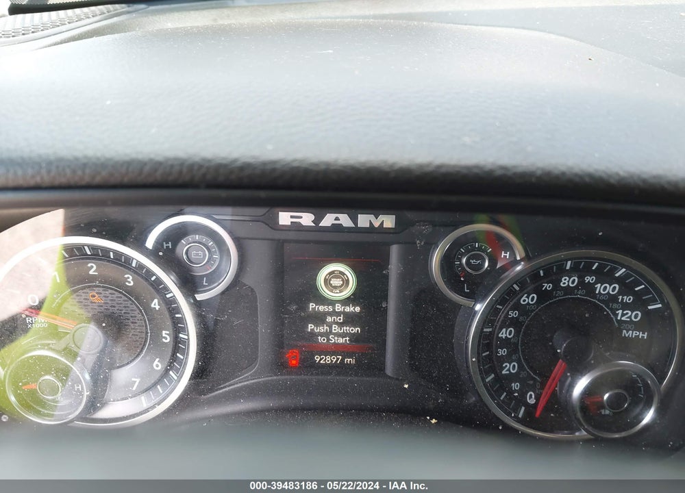 2019 RAM 1500 BIG HORN/LONE STAR 4X2 5'7 BOX VIN: 1C6RREFT9KN651023