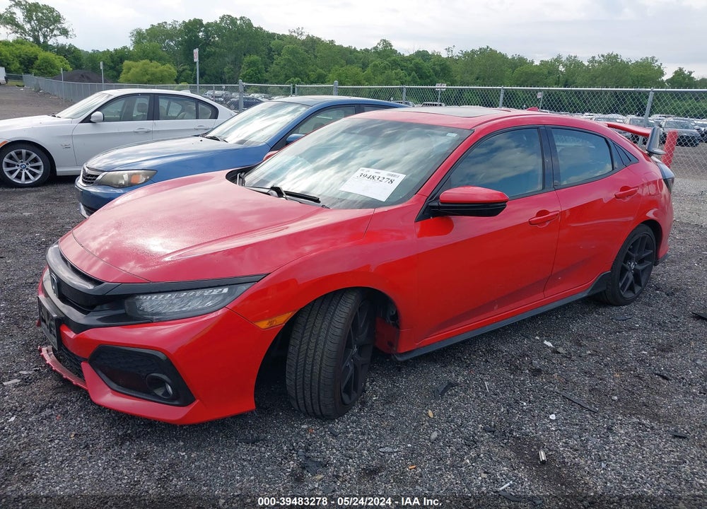 2018 HONDA CIVIC SPORT TOURING VIN: SHHFK7H98JU408876