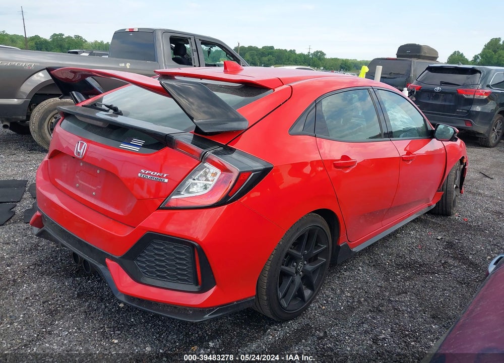 2018 HONDA CIVIC SPORT TOURING VIN: SHHFK7H98JU408876