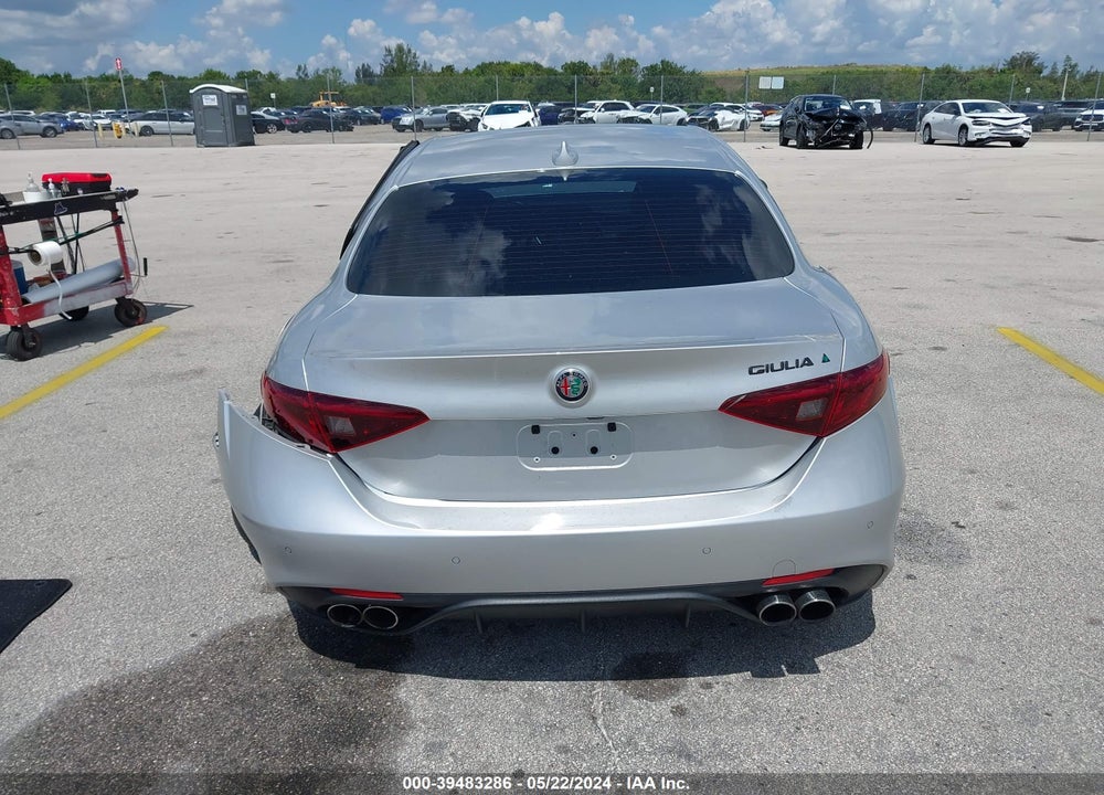 2019 ALFA ROMEO GIULIA SPORT RWD VIN: ZARFAMAN1K7606304
