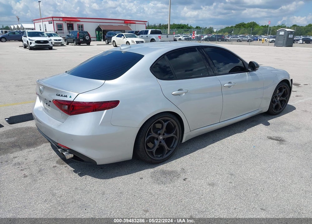 2019 ALFA ROMEO GIULIA SPORT RWD VIN: ZARFAMAN1K7606304
