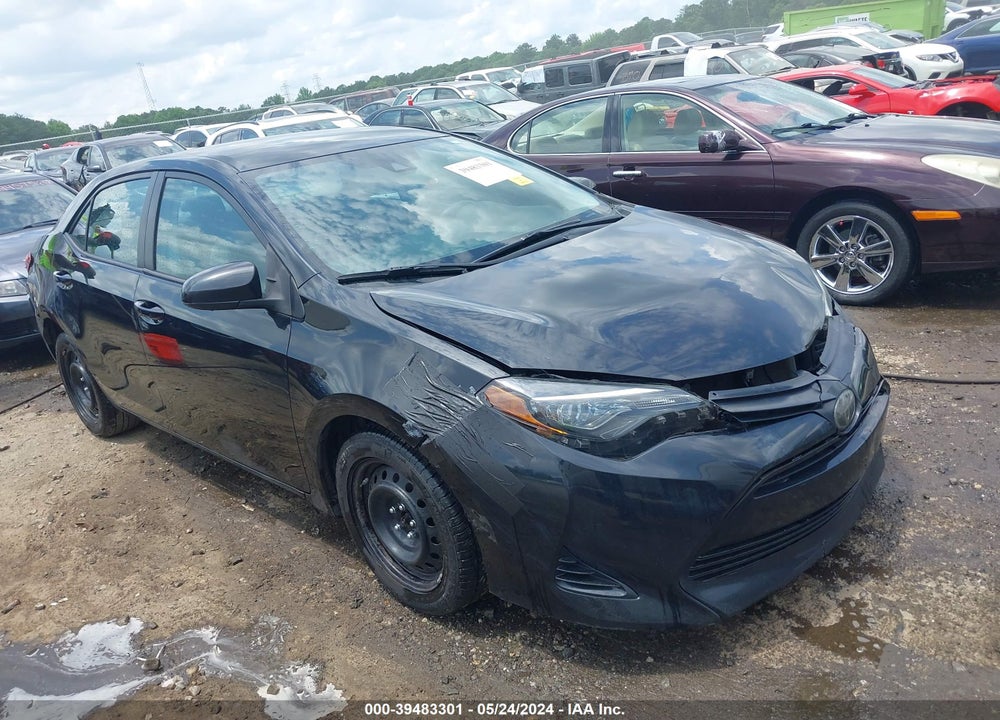 2019 TOYOTA COROLLA LE VIN: 2T1BURHE3KC147536