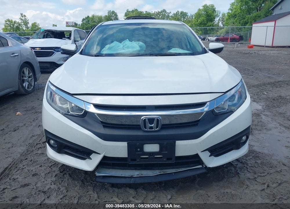 2018 HONDA CIVIC EX-L VIN: 2HGFC1F72JH643783