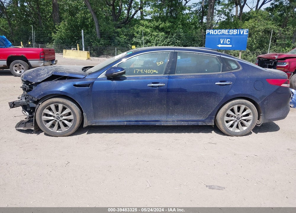 2018 KIA OPTIMA EX VIN: 5XXGU4L37JG188628