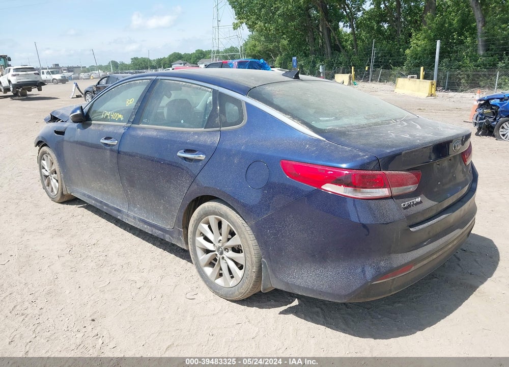 2018 KIA OPTIMA EX VIN: 5XXGU4L37JG188628