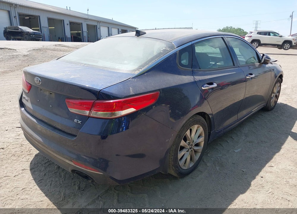 2018 KIA OPTIMA EX VIN: 5XXGU4L37JG188628