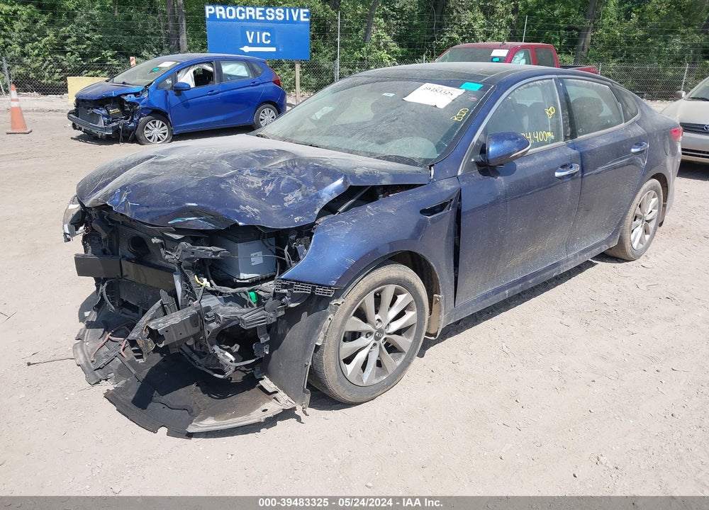 2018 KIA OPTIMA EX VIN: 5XXGU4L37JG188628