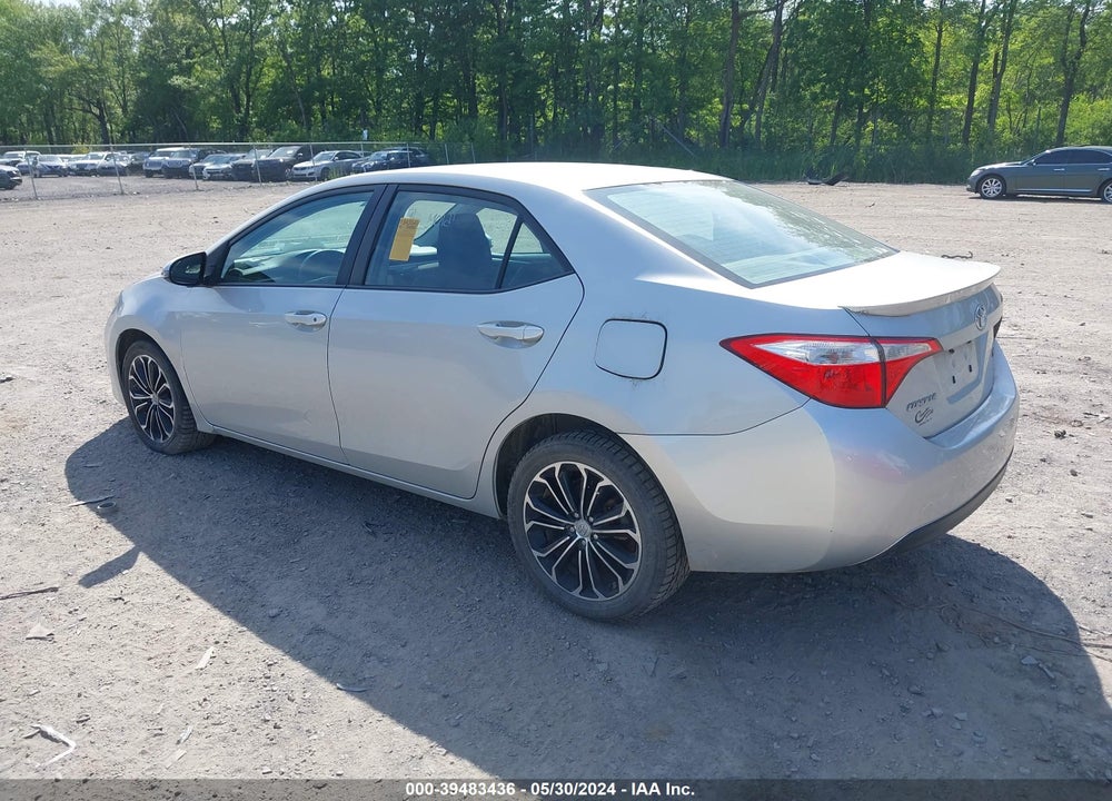 2014 TOYOTA COROLLA S PLUS VIN: 2T1BURHE7EC117265