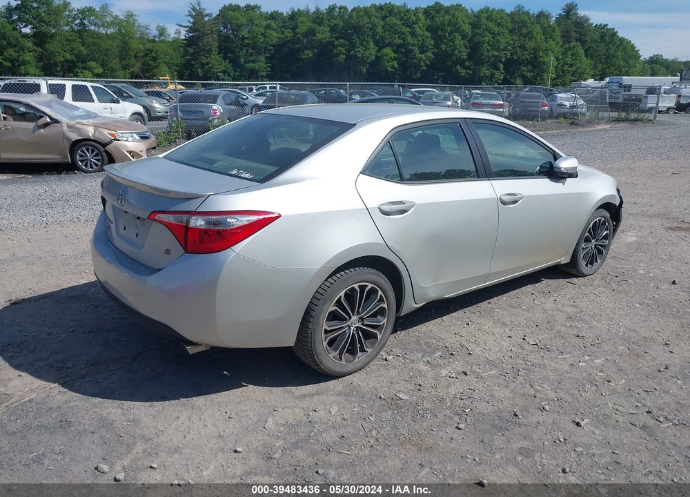2014 TOYOTA COROLLA S PLUS VIN: 2T1BURHE7EC117265
