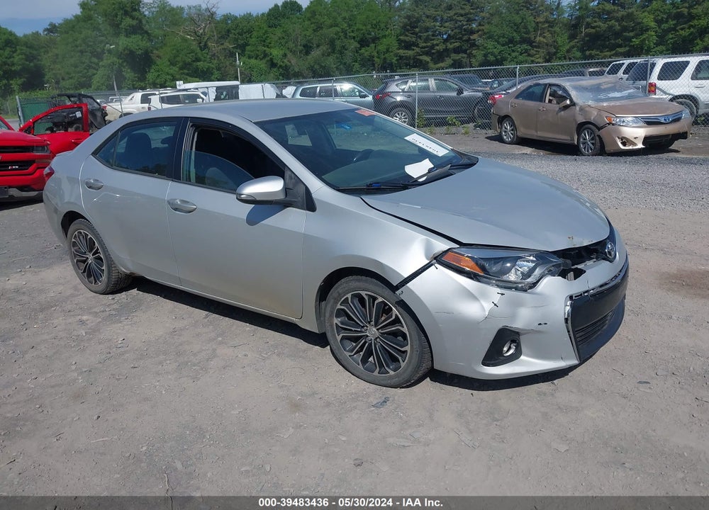 2014 TOYOTA COROLLA S PLUS VIN: 2T1BURHE7EC117265