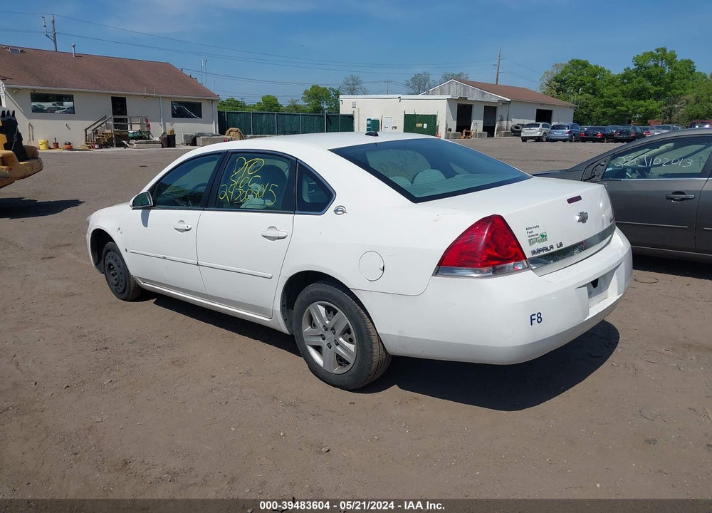 2007 CHEVROLET IMPALA LS VIN: 2G1WB58K779136593