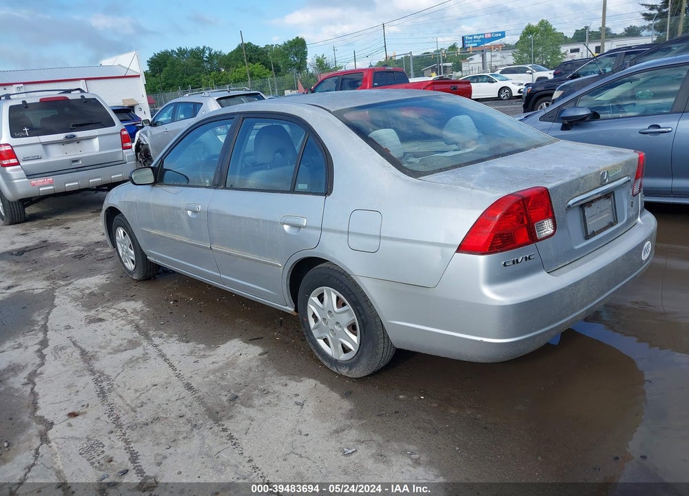 2003 HONDA CIVIC LX VIN: 2HGES16503H578271