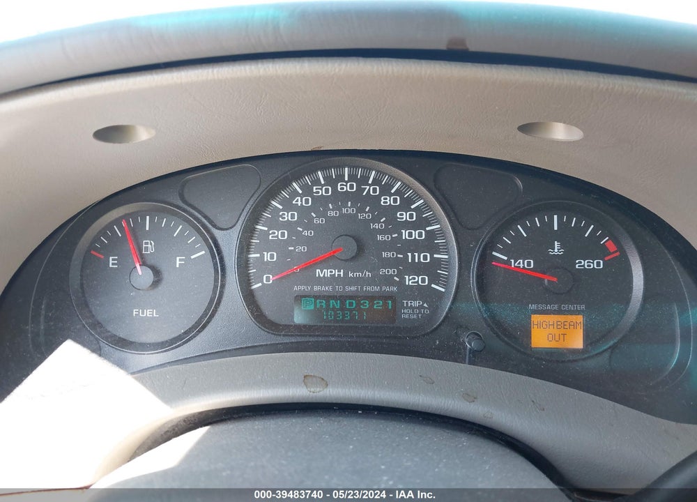 2003 CHEVROLET IMPALA VIN: 2G1WF52E039438082