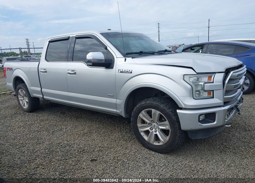2015 FORD F-150 PLATINUM VIN: 1FTFW1EG6FFB64458