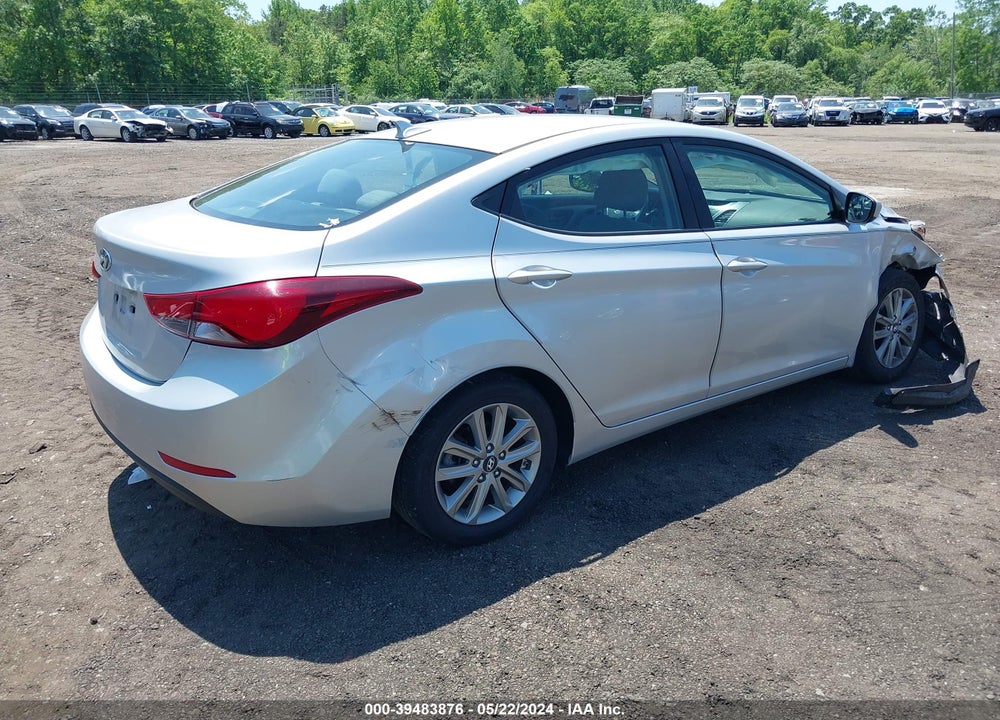 2015 HYUNDAI ELANTRA SE VIN: 5NPDH4AE3FH641098