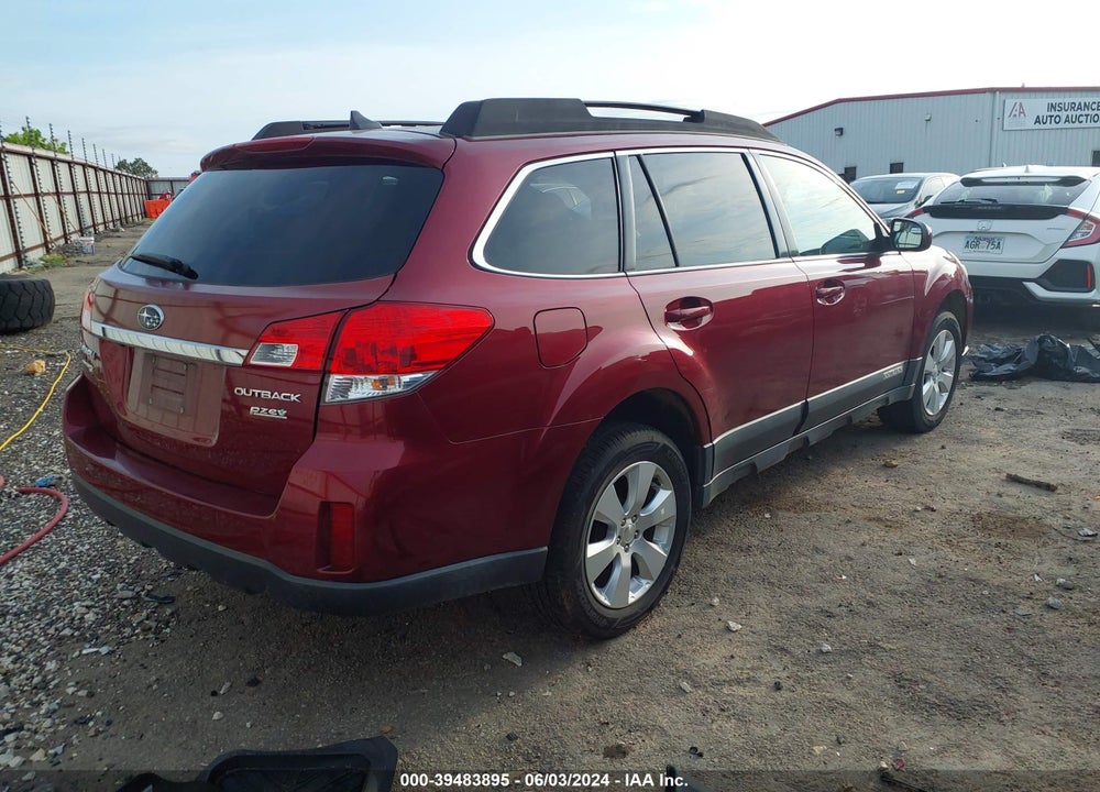 2011 SUBARU OUTBACK 2.5I LIMITED VIN: 4S4BRBLC0B3405904