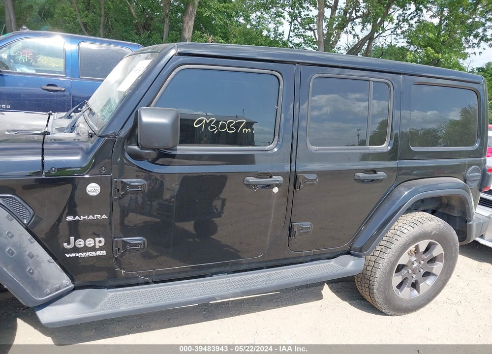 2019 ANGLER JEEP WR UNLIMITED SAHARA 4X4 VIN: 1C4HJXEG1KW526684