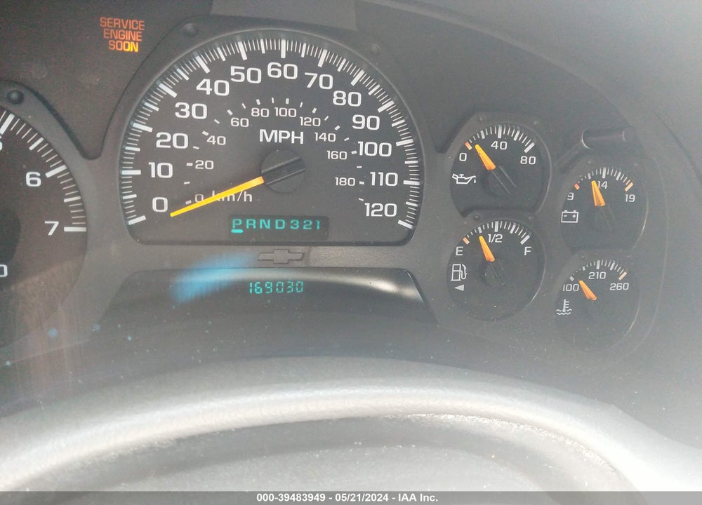 2002 CHEVROLET TRAILBLAZER VIN: 1GNDS13S322514941