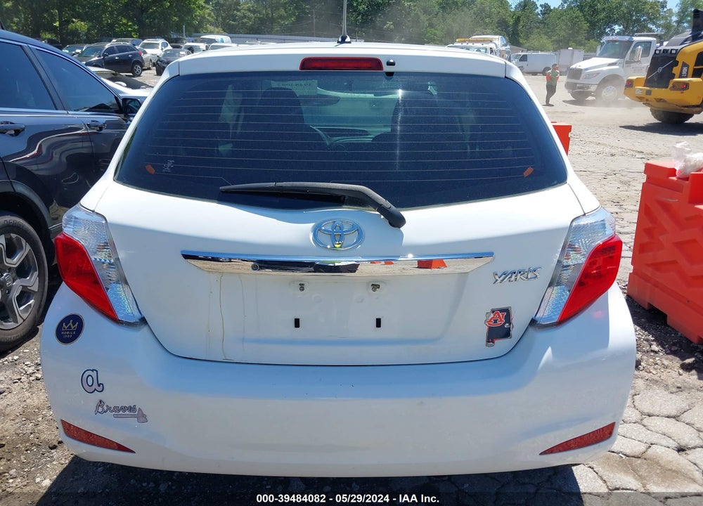 2012 TOYOTA YARIS L VIN: JTDJTUD35CD503849