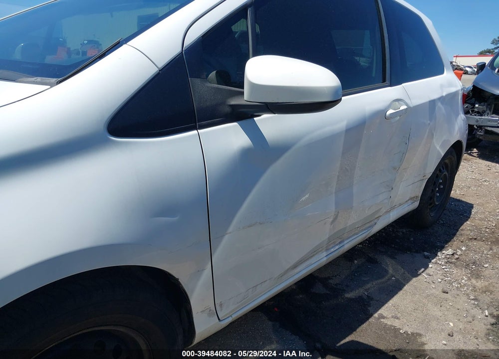 2012 TOYOTA YARIS L VIN: JTDJTUD35CD503849