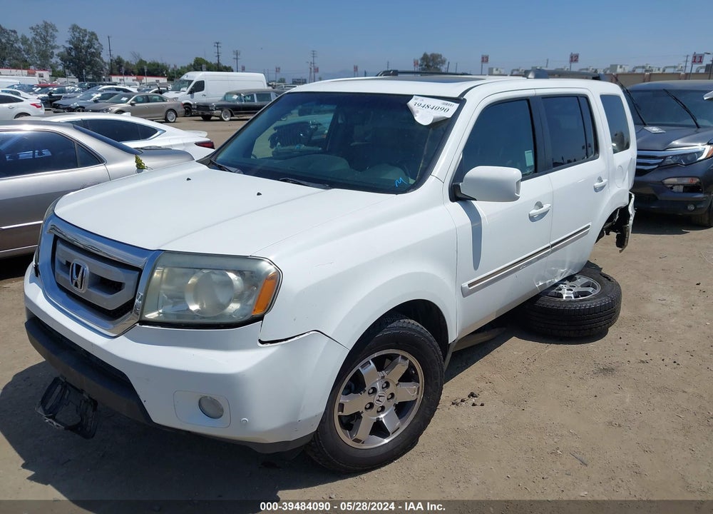 2010 HONDA PILOT TOURING VIN: 5FNYF4H84AB033296