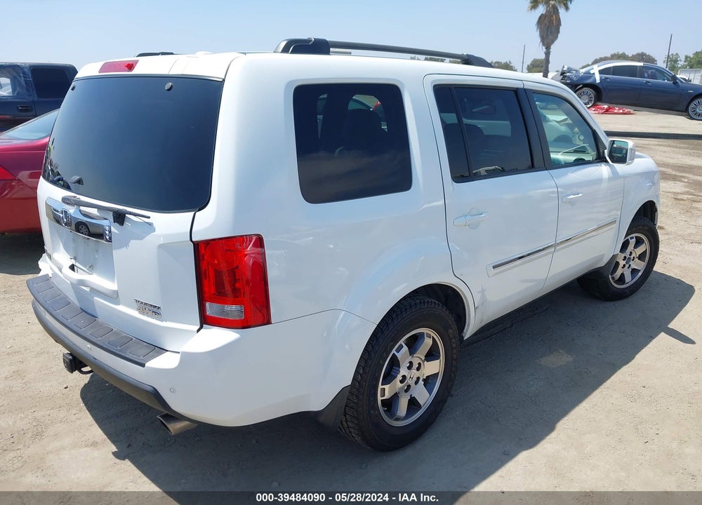 2010 HONDA PILOT TOURING VIN: 5FNYF4H84AB033296