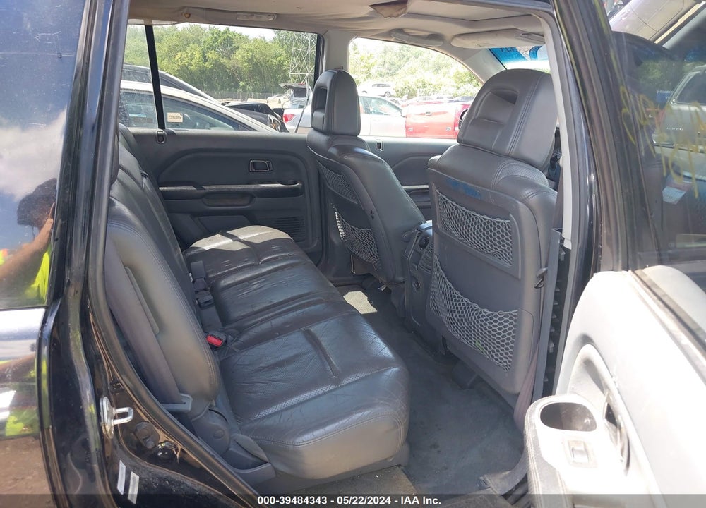 2005 HONDA PILOT EX-L VIN: 5FNYF18555B037786