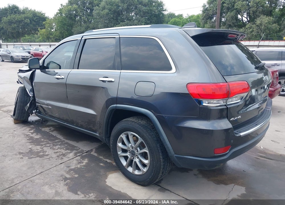 2016 JEEP GRAND CHEROKEE LIMITED VIN: 1C4RJFBG4GC371947