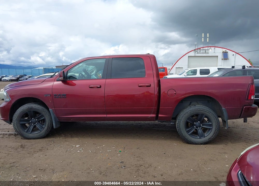 2018 RAM 1500 SPORT VIN: 1C6RR7MT6JS248437